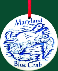 Maryland Blue Crab Ornament
